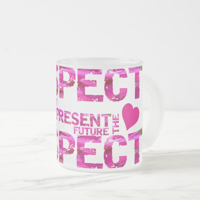 Taza De Cristal Esmerilado Remiss Bliss (Anverso derecho)