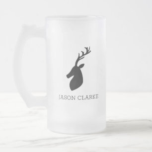 Taza De Cristal Esmerilado Reno conocido de encargo