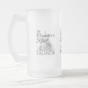 Taza De Cristal Esmerilado Resto del viajero - Bomba de vidrio escarcha