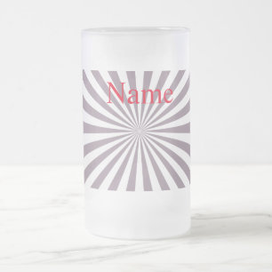Taza De Cristal Esmerilado Resumen Starburst Thunder_Cove