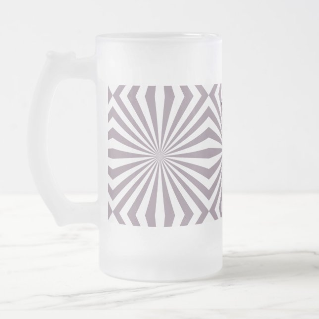 Taza De Cristal Esmerilado Resumen Starburst Thunder_Cove (Izquierda)