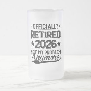 Taza De Cristal Esmerilado Retirado Oficialmente 2026 Ya No Es Mi Problema