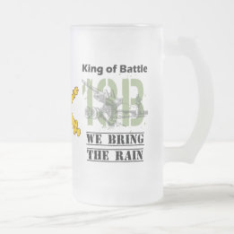 Taza De Cristal Esmerilado Rey de batalla - 13B Traemos la lluvia