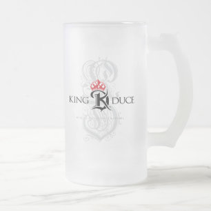 Taza De Cristal Esmerilado Rey Duce Mug