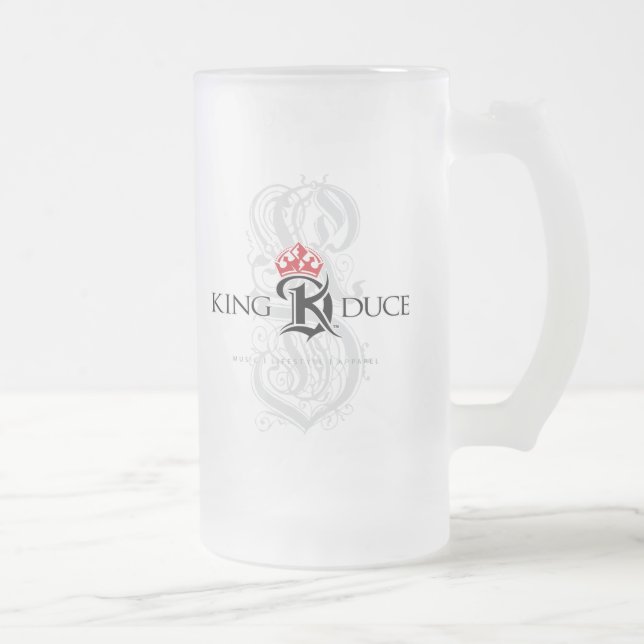 Taza De Cristal Esmerilado Rey Duce Mug (Derecha)