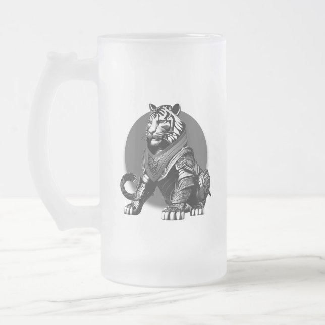 Taza De Cristal Esmerilado rey león (Izquierda)