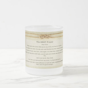 Taza De Cristal Esmerilado Rezo del nudo
