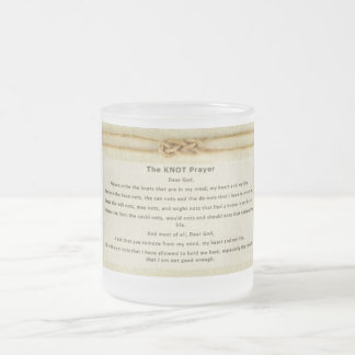 Taza De Cristal Esmerilado Rezo del nudo