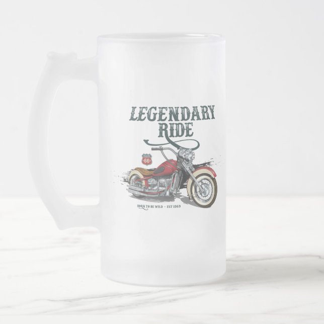 Taza De Cristal Esmerilado Rida legendaria (Izquierda)