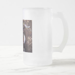Taza De Cristal Esmerilado RINGNECKCALLSADDY - Modificado para requisitos