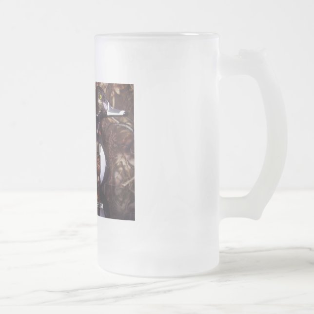 Taza De Cristal Esmerilado RINGNECKCALLSADDY - Modificado para requisitos (Derecha)