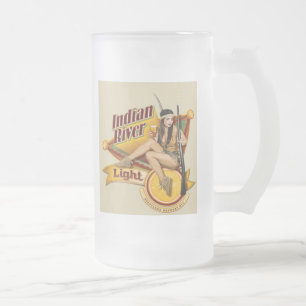 Taza De Cristal Esmerilado Río indio