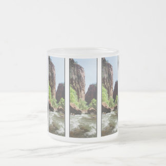Taza De Cristal Esmerilado Río Virgin en el parque Zion Nat'l