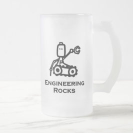 Taza De Cristal Esmerilado Rocas de Ingeniería Bot
