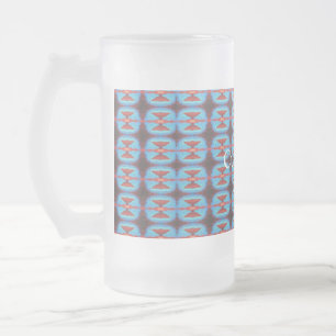 Taza De Cristal Esmerilado Rocas rojas de Navajo Thunder_Cove