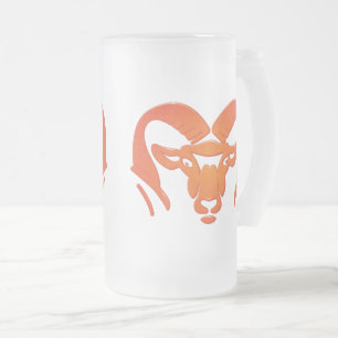 Taza De Cristal Esmerilado Rockford Rams #4