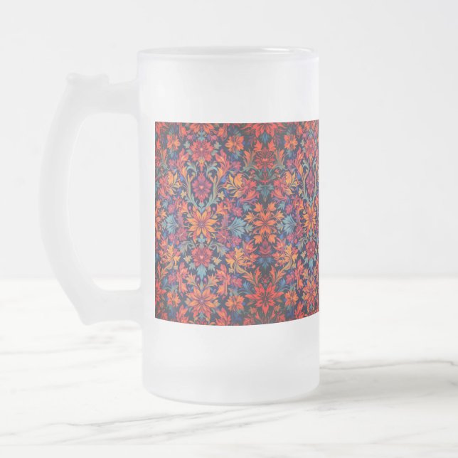 Taza De Cristal Esmerilado Rococo Blossom (Izquierda)