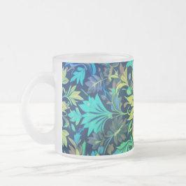Taza De Cristal Esmerilado Rococo Blossom