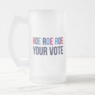 Taza De Cristal Esmerilado Roe Tu Voto II