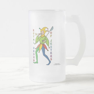 TAZA DE CRISTAL ESMERILADO ROJ