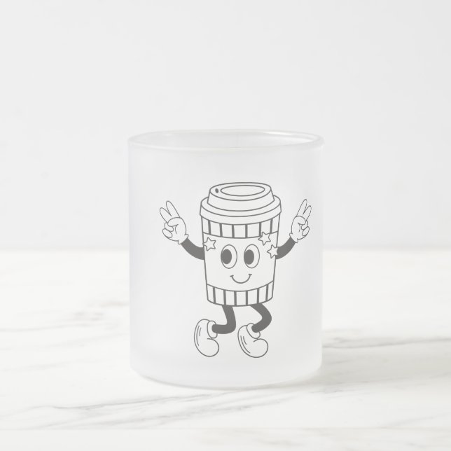 TAZA DE CRISTAL ESMERILADO ROLLIN CUP (Centro)