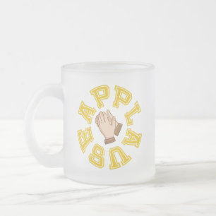 Taza De Cristal Esmerilado Ronda de aplausos