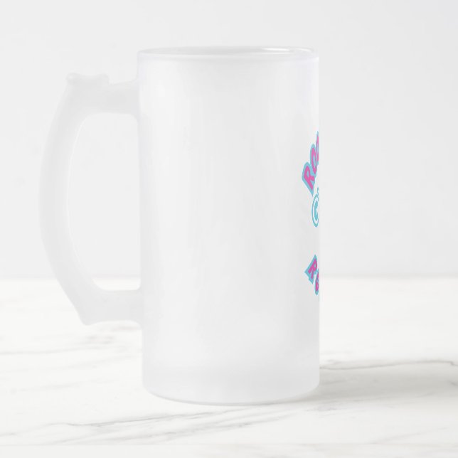Taza De Cristal Esmerilado Rookie Roia MX Frosted Mug (Izquierda)