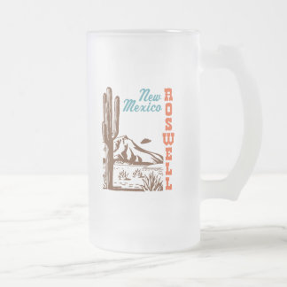 Taza De Cristal Esmerilado Roswell Nuevo México