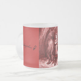 Taza De Cristal Esmerilado Rotkäppchen - Caperucita Roja - Glühwein
