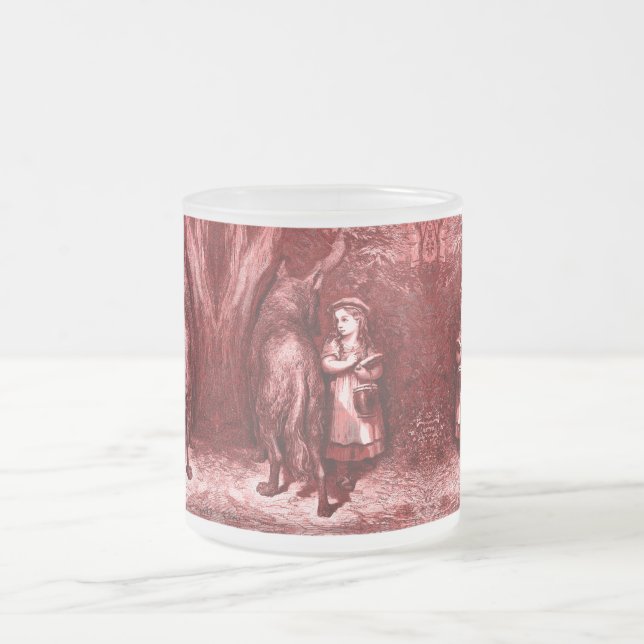 Taza De Cristal Esmerilado Rotkäppchen – Little Red Riding Hood – Glühwein (Centro)