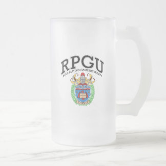 TAZA DE CRISTAL ESMERILADO RPGU