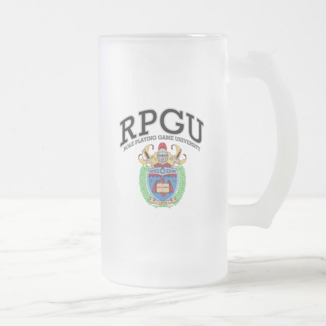 TAZA DE CRISTAL ESMERILADO RPGU (Derecha)