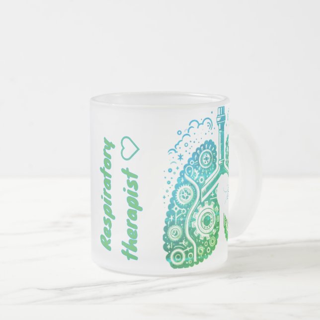 Taza De Cristal Esmerilado RT at heart (Anverso derecho)