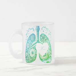 Taza De Cristal Esmerilado RT at heart