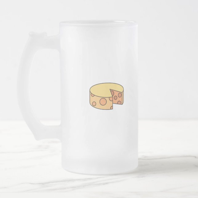 Taza De Cristal Esmerilado rueda de queso (Izquierda)