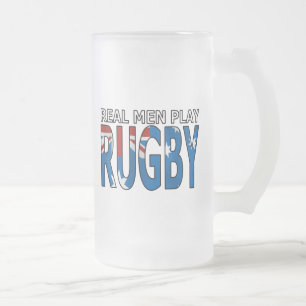 Taza De Cristal Esmerilado Rugbi real Australia del juego de los hombres