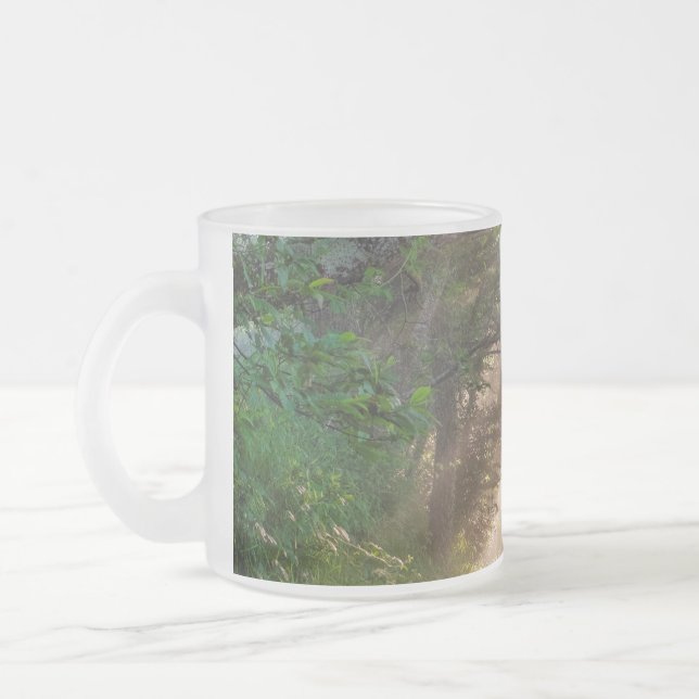 Taza De Cristal Esmerilado Ruta forestal (Izquierda)