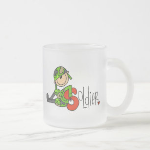 Taza De Cristal Esmerilado S es para Soldado
