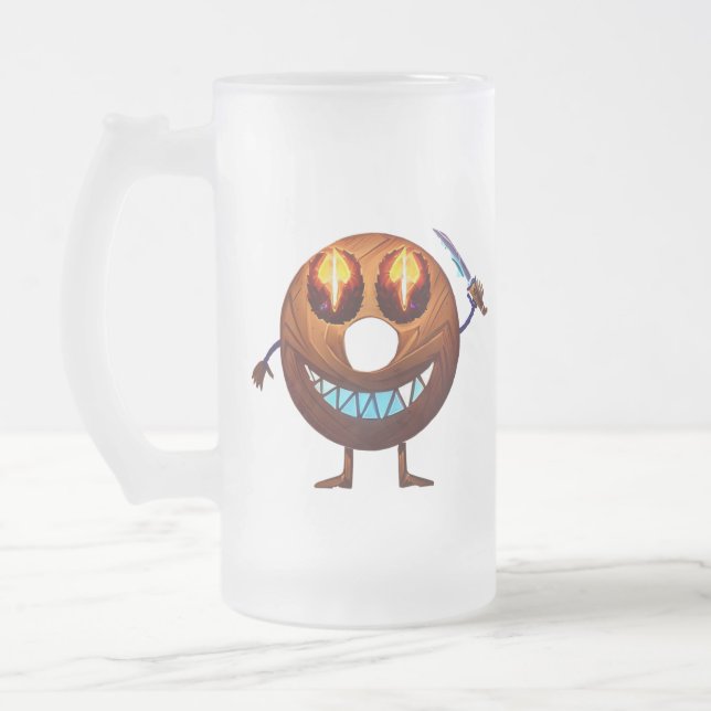 Taza De Cristal Esmerilado Sadistic Bagel Mug (Izquierda)