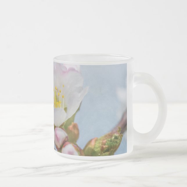 Taza De Cristal Esmerilado Sakura Blossom (Derecha)
