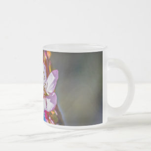 Taza De Cristal Esmerilado Sakura - Flor de cerezo japonesa