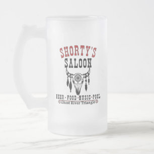 Taza De Cristal Esmerilado Saloon de Shorty