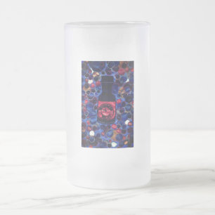 Taza De Cristal Esmerilado Salsa