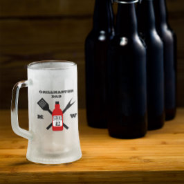 Taza De Cristal Esmerilado Salsa alucinante personalizada