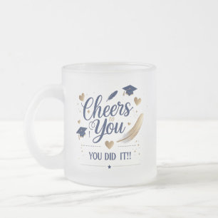 Taza De Cristal Esmerilado Saludos a Mug