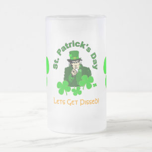 Taza De Cristal Esmerilado Sammy Beer Mug