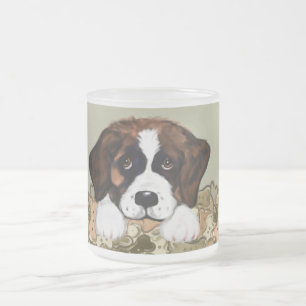 Taza De Cristal Esmerilado San Bernardo