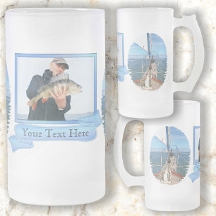 Taza De Cristal Esmerilado San Francisco Navegación y Pesca 0869