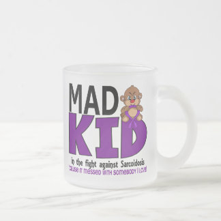 Taza De Cristal Esmerilado Sarcoidosis enojada del niño
