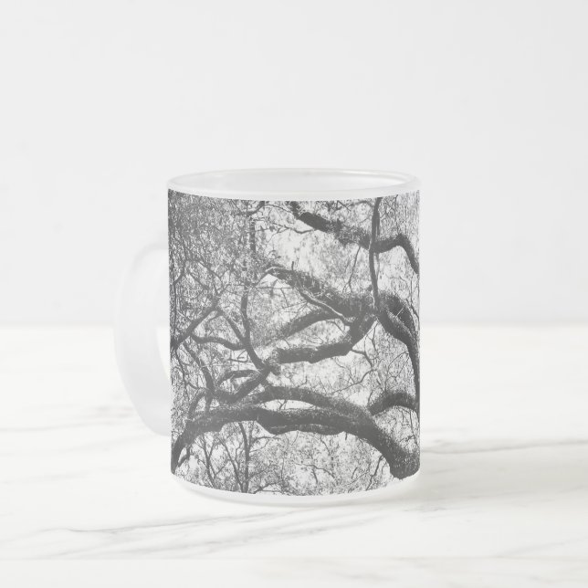 Taza De Cristal Esmerilado Savannah Canopy (Anverso izquierdo)